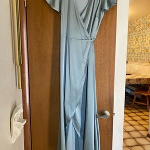 Baltic Born Light Sage Green High Low Dress